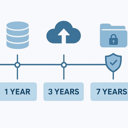 Data retention policies illustration