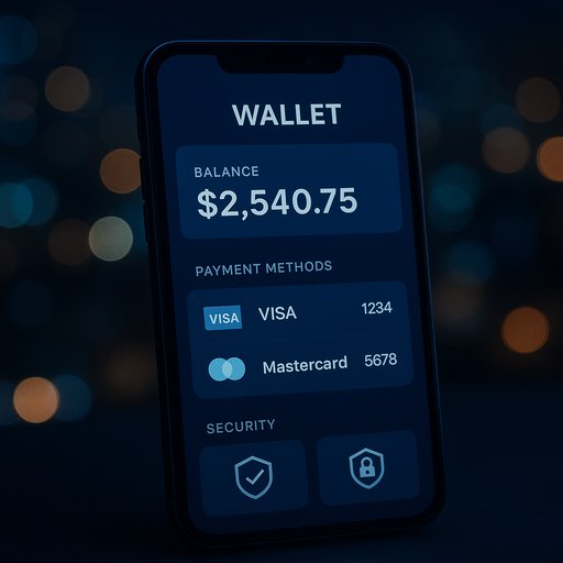 Secure wallet and payment options interface